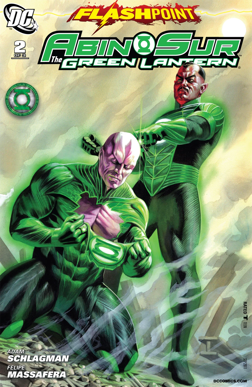 Flashpoint: Abin Sur the Green Lantern #2 (DC, 2011 — Cover A) cover